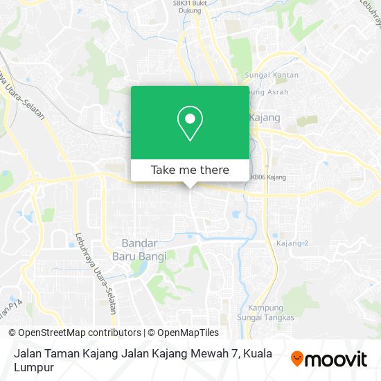 Jalan Taman Kajang Jalan Kajang Mewah 7 map