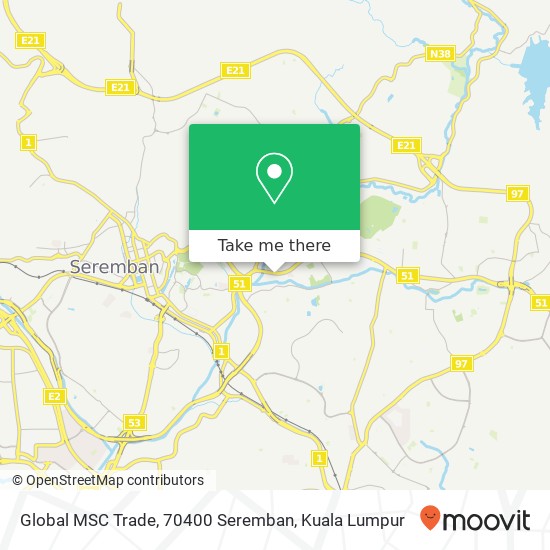 Global MSC Trade, 70400 Seremban map