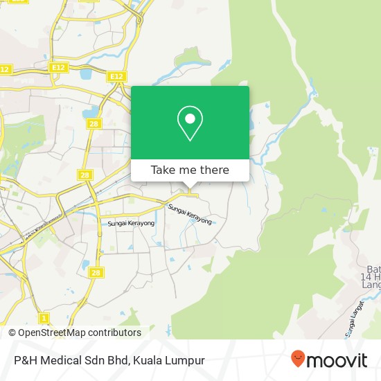 P&H Medical Sdn Bhd map