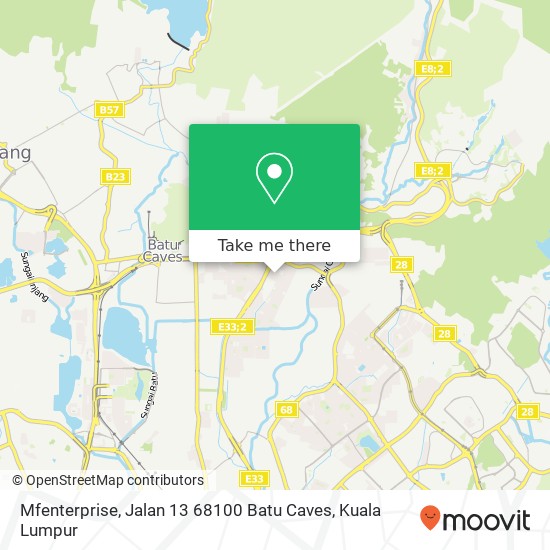 Mfenterprise, Jalan 13 68100 Batu Caves map