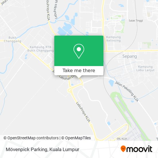 Mövenpick Parking map