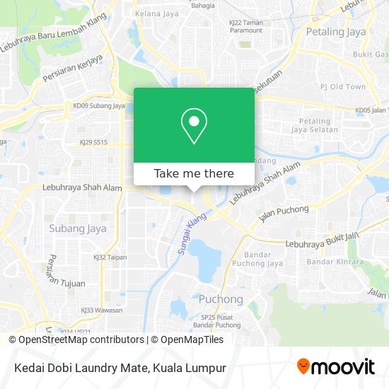 Kedai Dobi Laundry Mate map