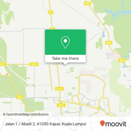 Jalan 1 / Abadi 2, 41050 Kapar map