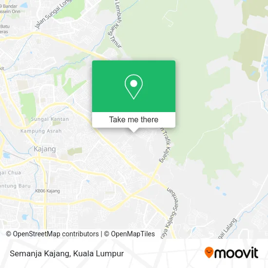Semanja Kajang map