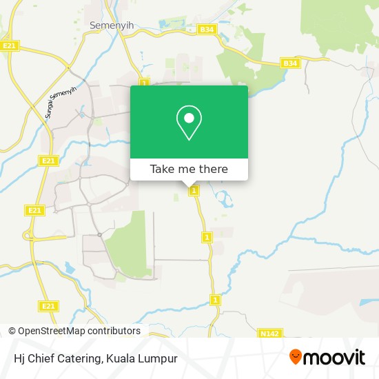 Hj Chief Catering map