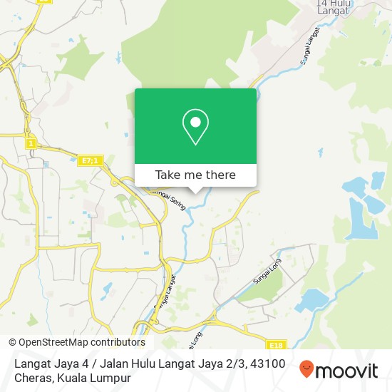 Langat Jaya 4 / Jalan Hulu Langat Jaya 2 / 3, 43100 Cheras map