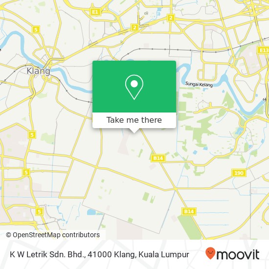 K W Letrik Sdn. Bhd., 41000 Klang map