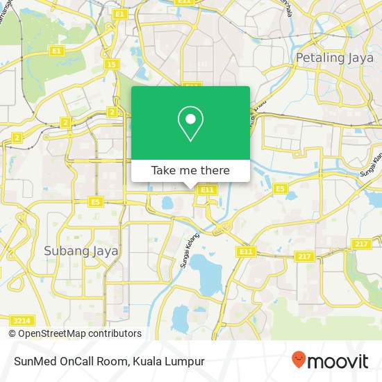 SunMed OnCall Room map