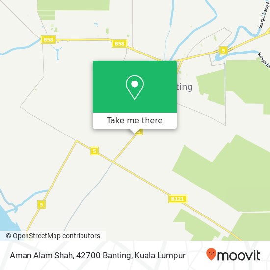 Aman Alam Shah, 42700 Banting map