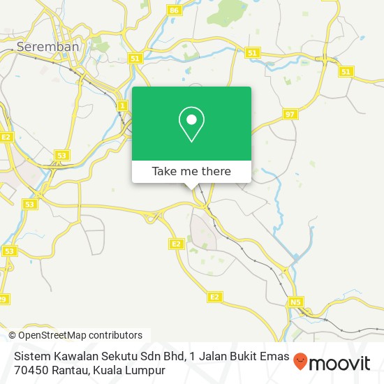 Sistem Kawalan Sekutu Sdn Bhd, 1 Jalan Bukit Emas 70450 Rantau map