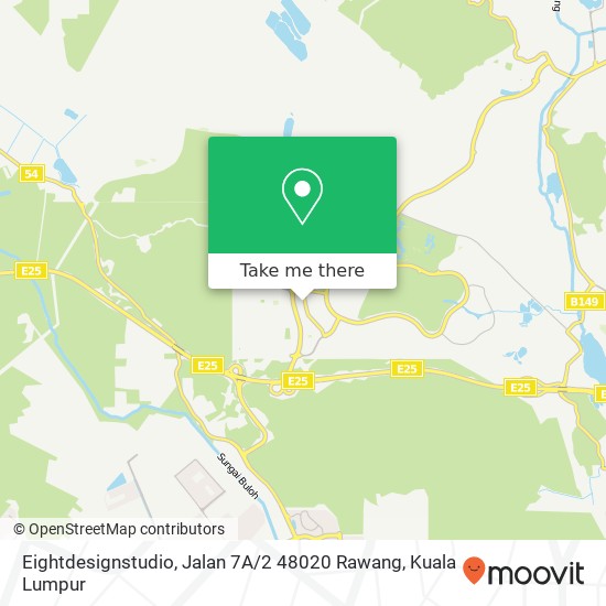 Eightdesignstudio, Jalan 7A / 2 48020 Rawang map