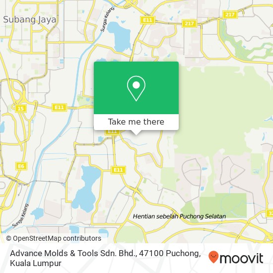 Advance Molds & Tools Sdn. Bhd., 47100 Puchong map