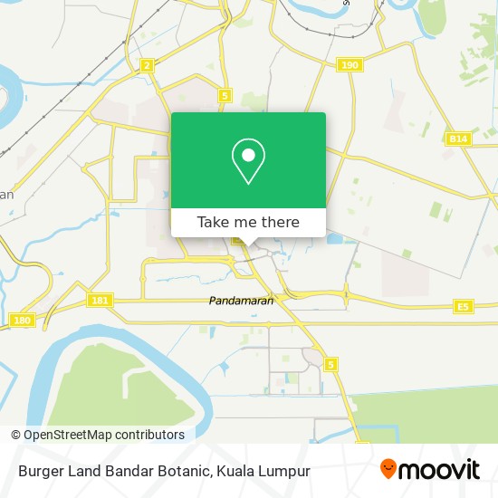Peta Burger Land Bandar Botanic