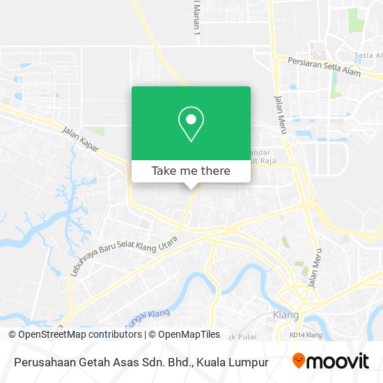 Perusahaan Getah Asas Sdn. Bhd. map