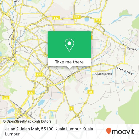 Jalan 2 Jalan Mah, 55100 Kuala Lumpur map