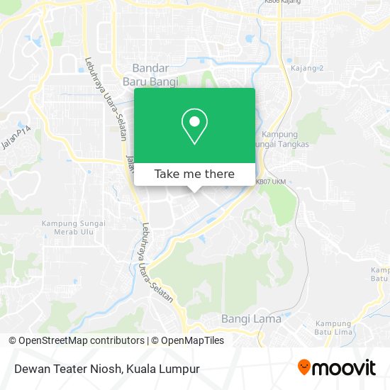 Dewan Teater Niosh map