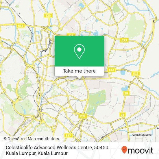 Celesticalife Advanced Wellness Centre, 50450 Kuala Lumpur map