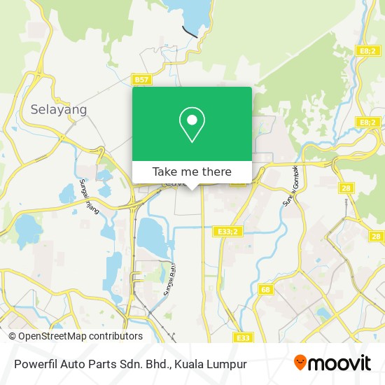 Powerfil Auto Parts Sdn. Bhd. map