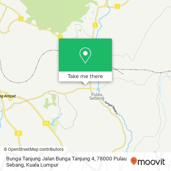 Bunga Tanjung Jalan Bunga Tanjung 4, 78000 Pulau Sebang map