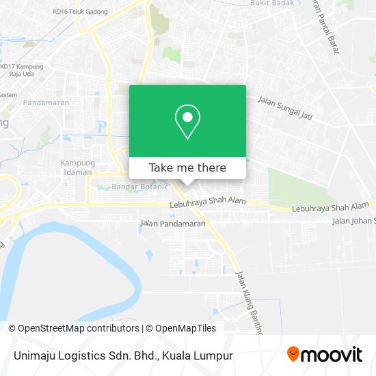 Unimaju Logistics Sdn. Bhd. map