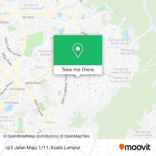 rp3 Jalan Maju 1/11 map