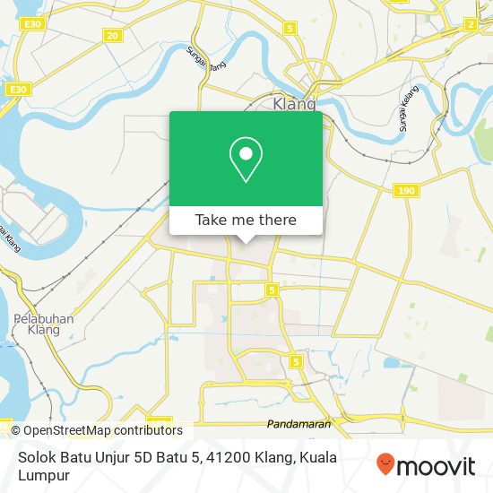 Solok Batu Unjur 5D Batu 5, 41200 Klang map