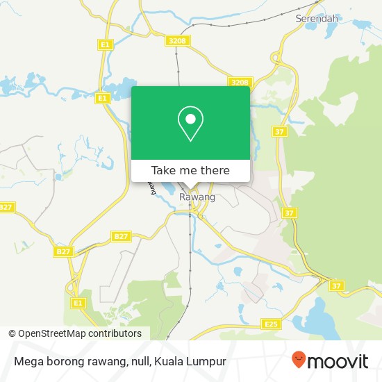 Mega borong rawang, null map