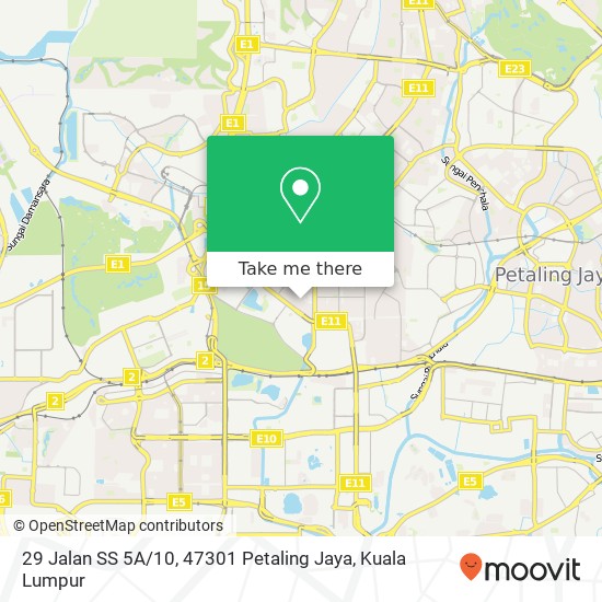 29 Jalan SS 5A / 10, 47301 Petaling Jaya map