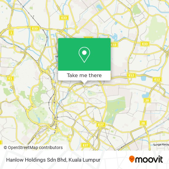 Hanlow Holdings Sdn Bhd map