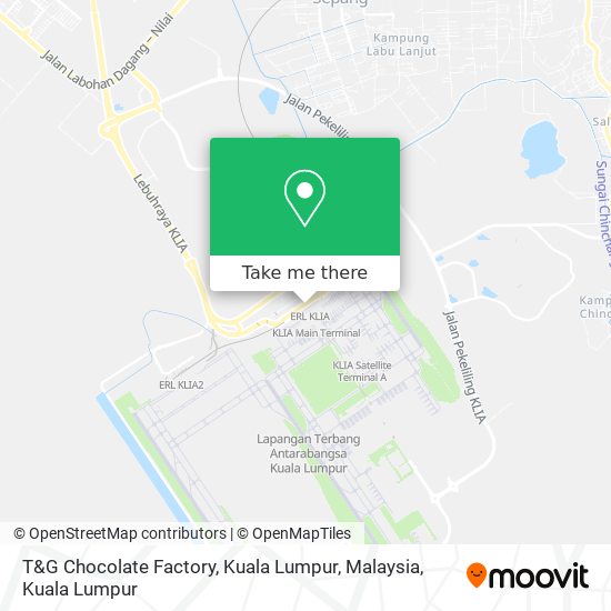Peta T&G Chocolate Factory, Kuala Lumpur, Malaysia