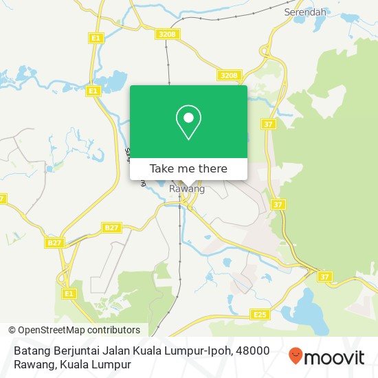 Batang Berjuntai Jalan Kuala Lumpur-Ipoh, 48000 Rawang map