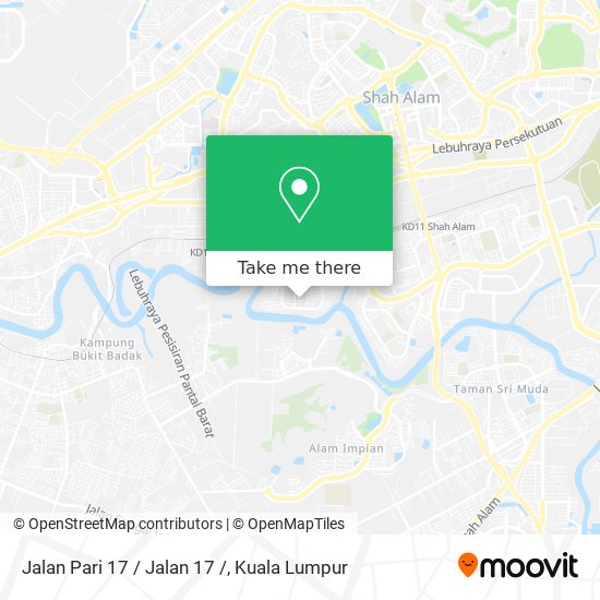 Peta Jalan Pari 17 / Jalan 17 /