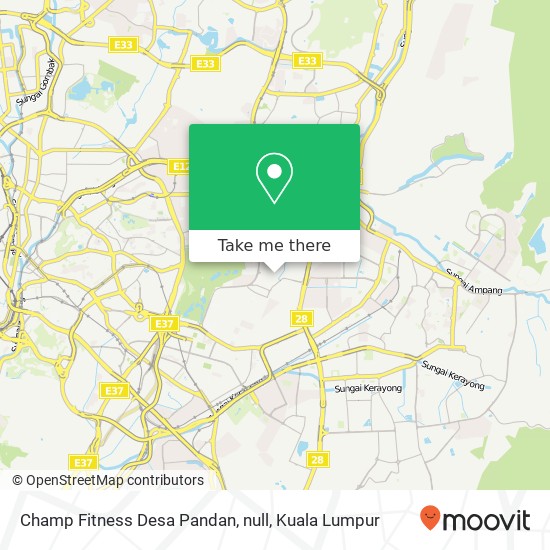 Champ Fitness Desa Pandan, null map