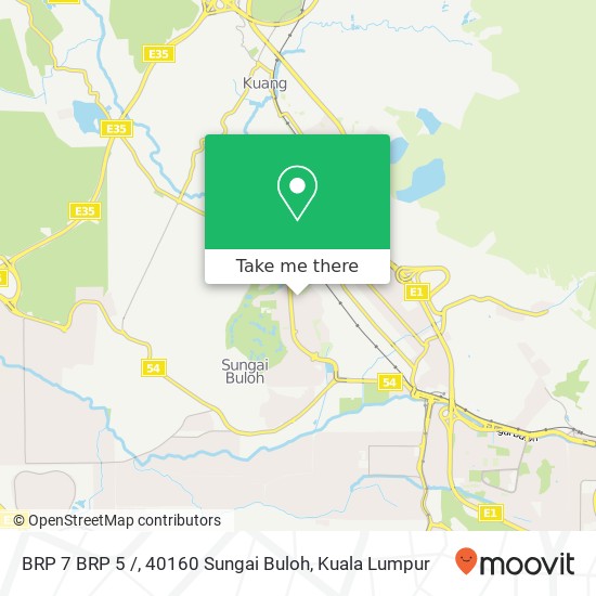 BRP 7 BRP 5 /, 40160 Sungai Buloh map