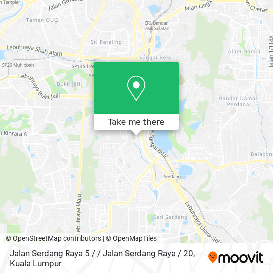 Jalan Serdang Raya 5 / / Jalan Serdang Raya / 20 map