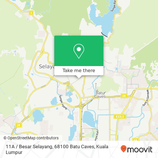 11A / Besar Selayang, 68100 Batu Caves map