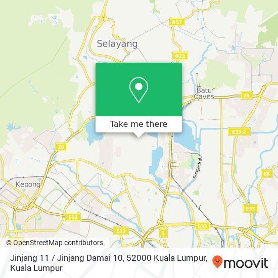 Peta Jinjang 11 / Jinjang Damai 10, 52000 Kuala Lumpur