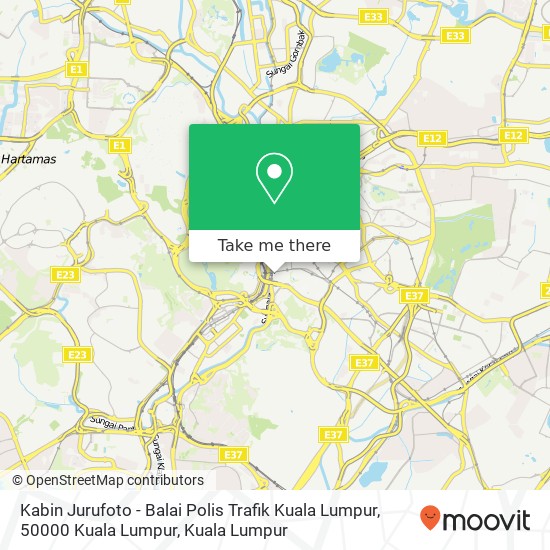 Kabin Jurufoto - Balai Polis Trafik Kuala Lumpur, 50000 Kuala Lumpur map