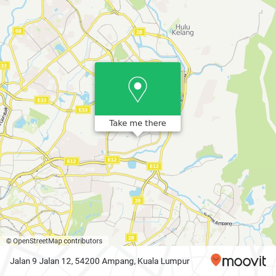 Jalan 9 Jalan 12, 54200 Ampang map