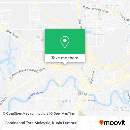 Continental Tyre Malaysia map