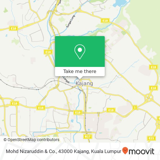 Mohd Nizaruddin & Co., 43000 Kajang map