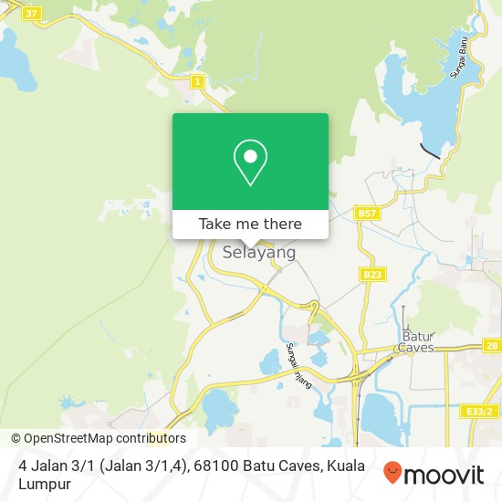 4 Jalan 3 / 1 (Jalan 3 / 1,4), 68100 Batu Caves map