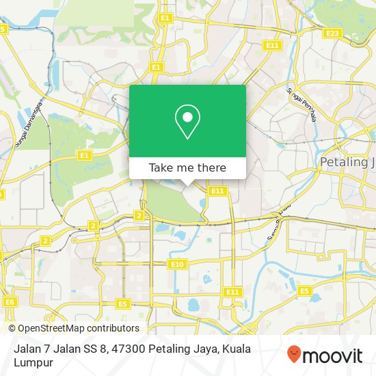 Jalan 7 Jalan SS 8, 47300 Petaling Jaya map