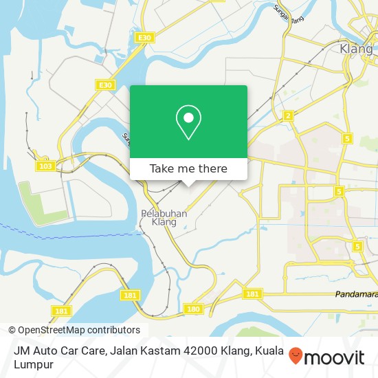 JM Auto Car Care, Jalan Kastam 42000 Klang map