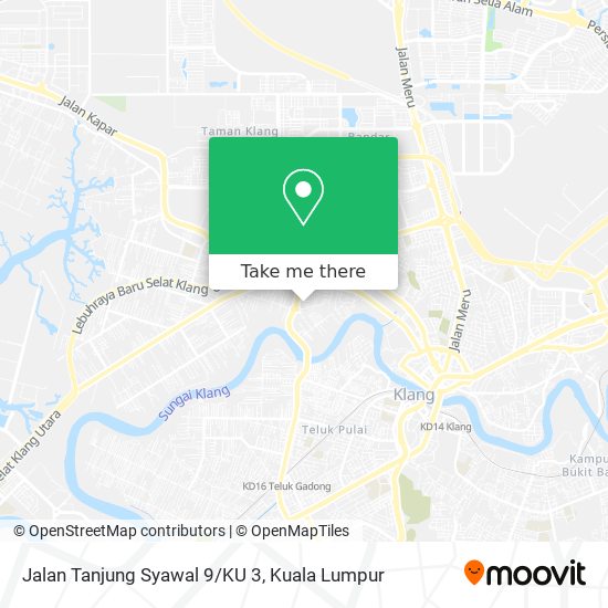 Peta Jalan Tanjung Syawal 9/KU 3