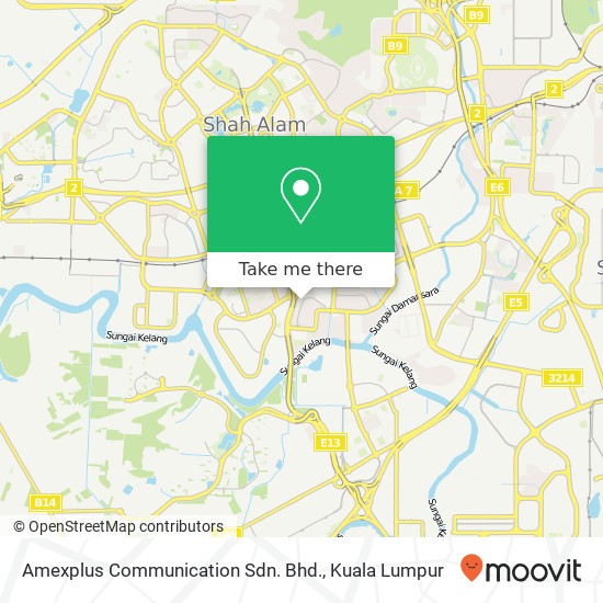Amexplus Communication Sdn. Bhd. map