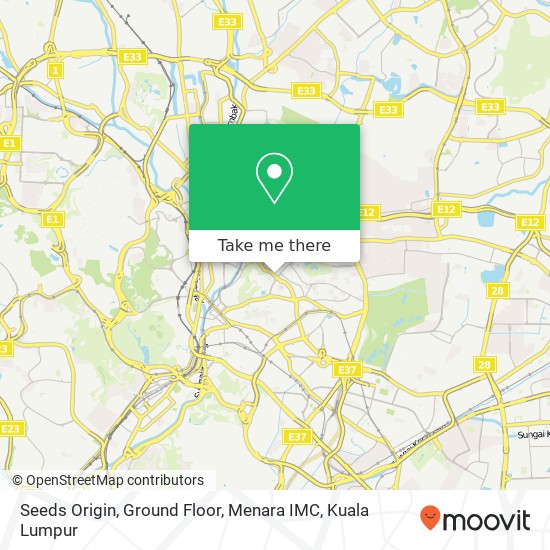 Seeds Origin, Ground Floor, Menara IMC map