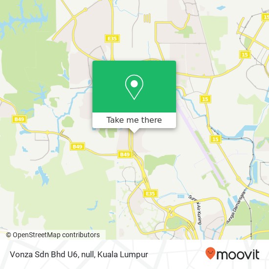 Vonza Sdn Bhd U6, null map