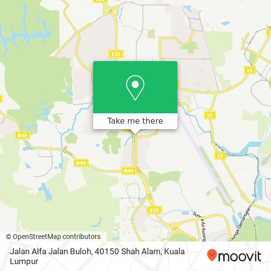 Jalan Alfa Jalan Buloh, 40150 Shah Alam map