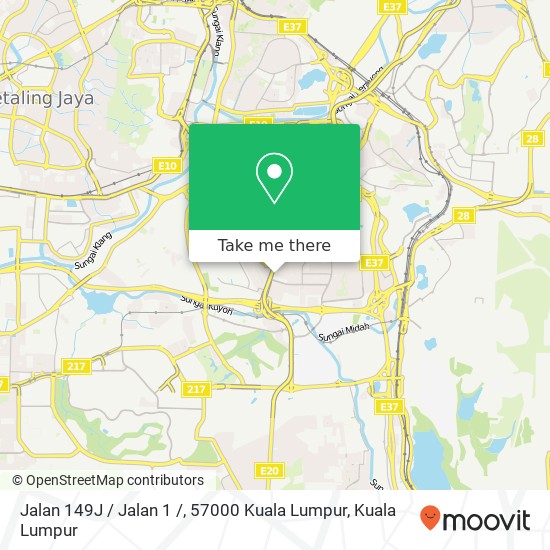 Peta Jalan 149J / Jalan 1 /, 57000 Kuala Lumpur